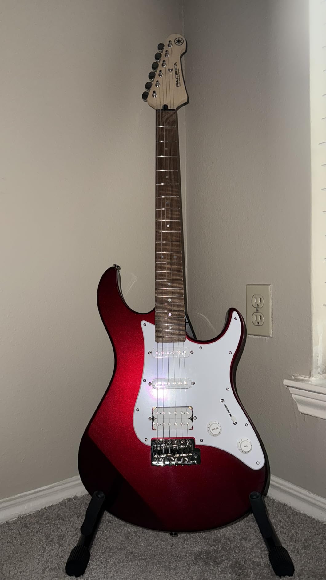Yamaha Pacifica Series PAC12 Electric Guitar; Metallic Blue - Customer Photo 1