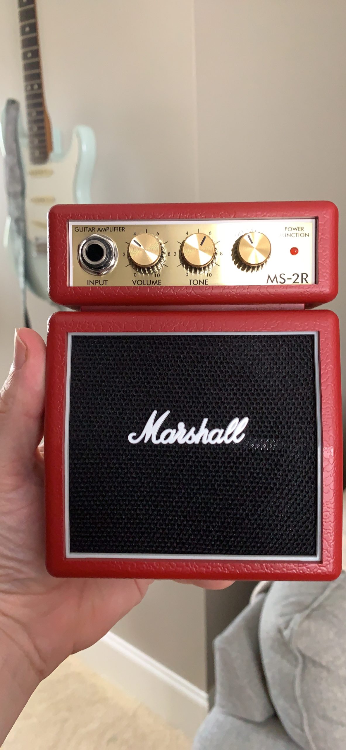 Marshall MS2 Battery-Powered Micro Guitar Amplifier Customer Review Marshall MS2 Battery-Powered Micro Guitar Amplifier - Customer Photo 3