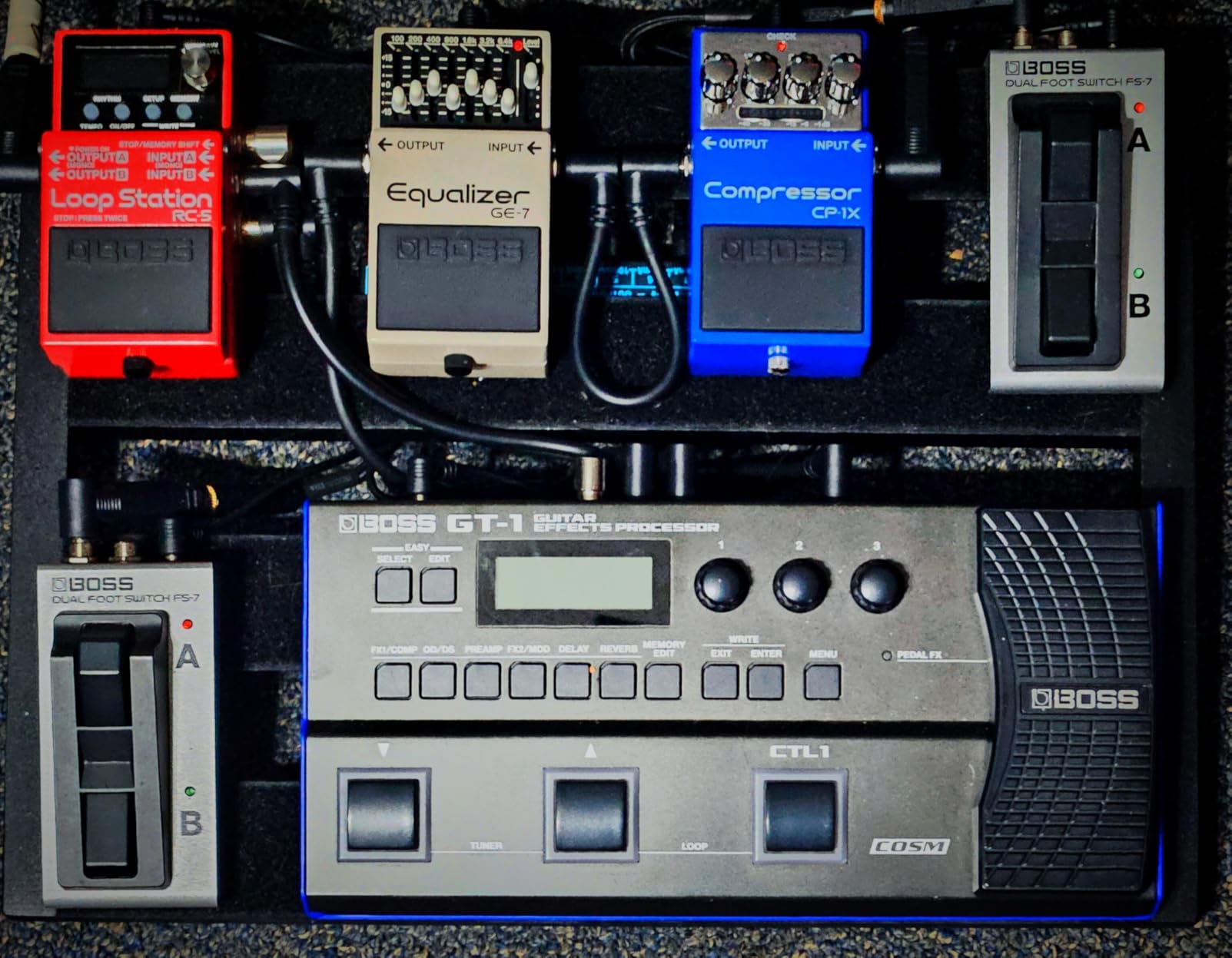 BOSS GE-7 Equalizer | Compact Graphic Equalizer Pedal | Tailored for Guitarists | 7 Bands of EQ Sliders | Guitar-Optimized Frequencies | ±15dB Boost/Cut Per Band | Level Slider for Volume Adjustments - Customer Photo 1