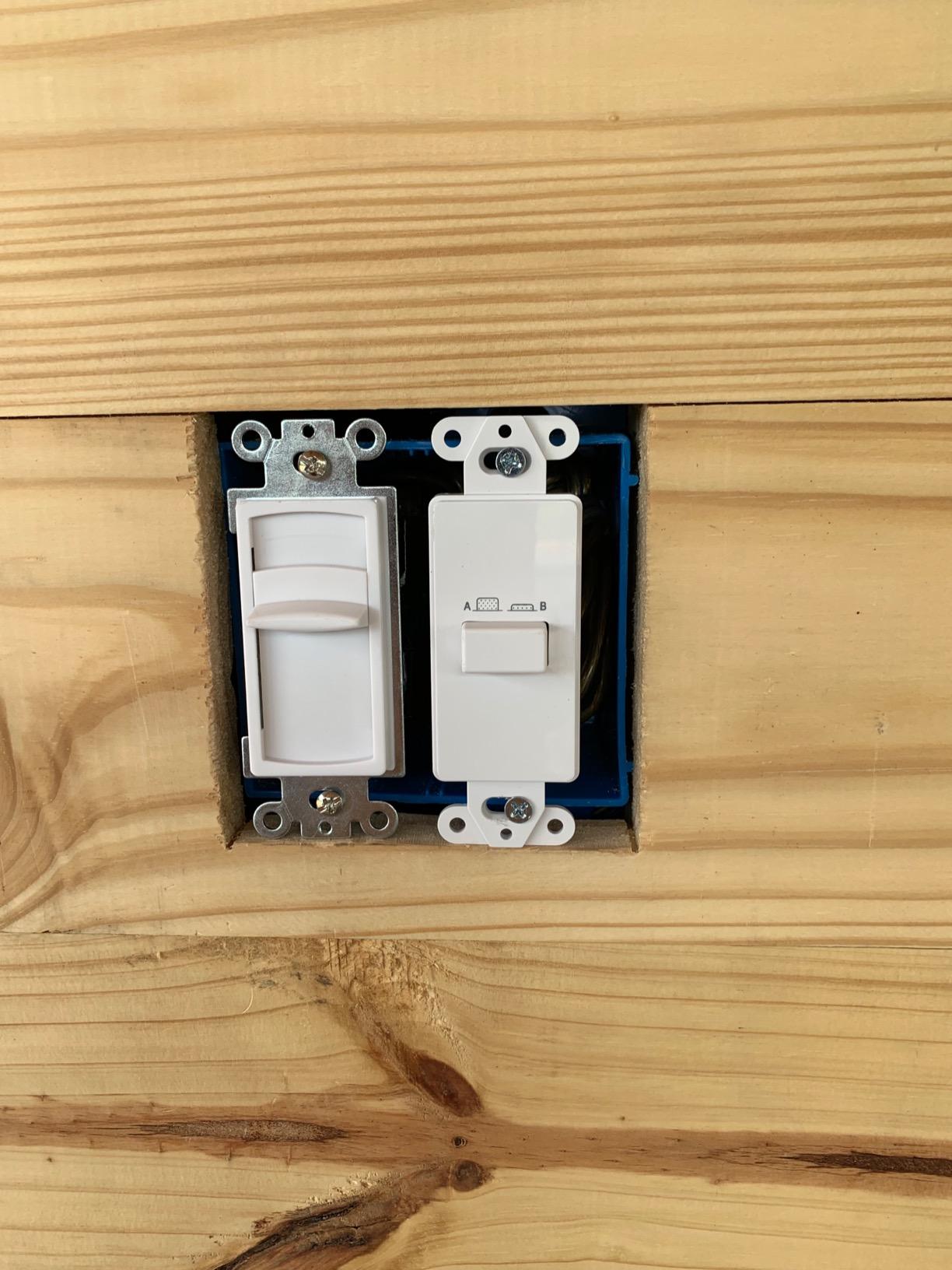 OSD Audio 100W in Wall Volume Control Impedance Matching for Home Speakers, Rotary Knob White SVC100 - Customer Photo 2