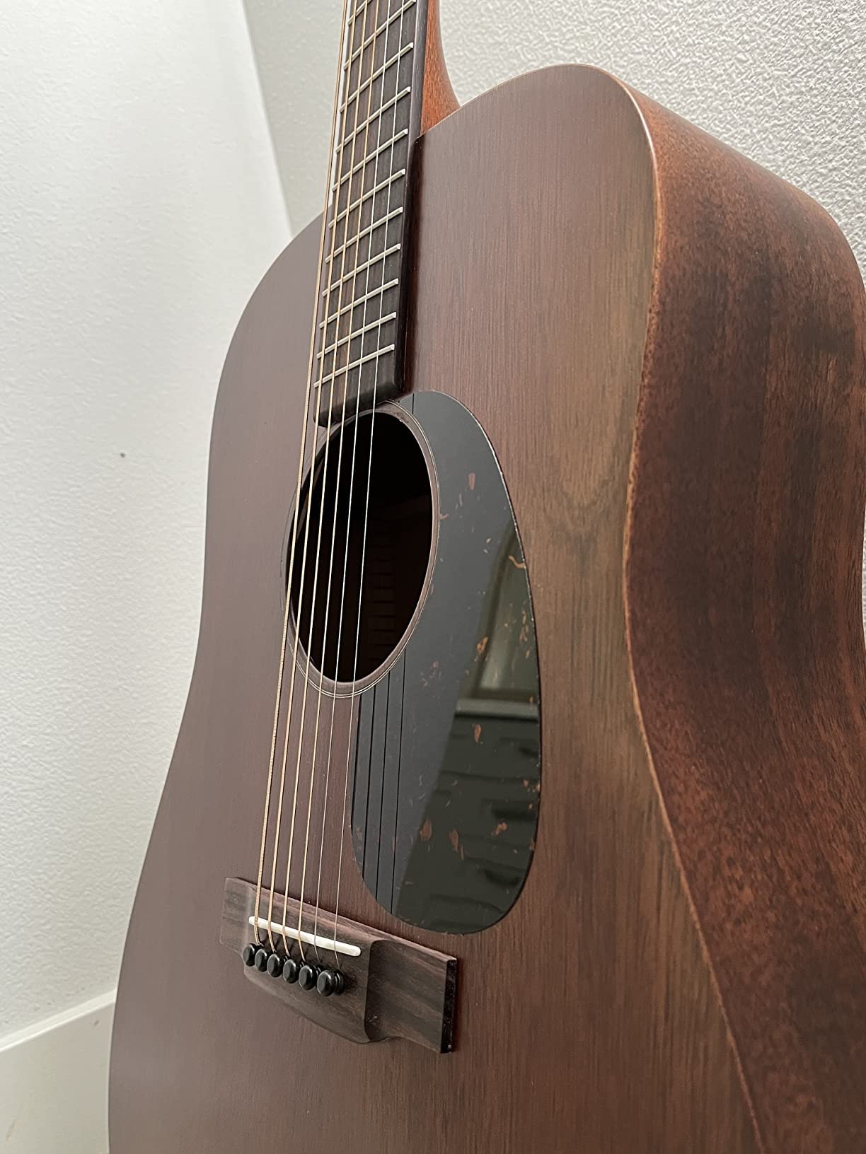 Martin Guitar D-15M with Gig Bag, Acoustic Guitar for the Working Musician, Mahogany Construction, Satin Finish, D-14 Fret, and Low Oval Neck Shape - Customer Photo 1