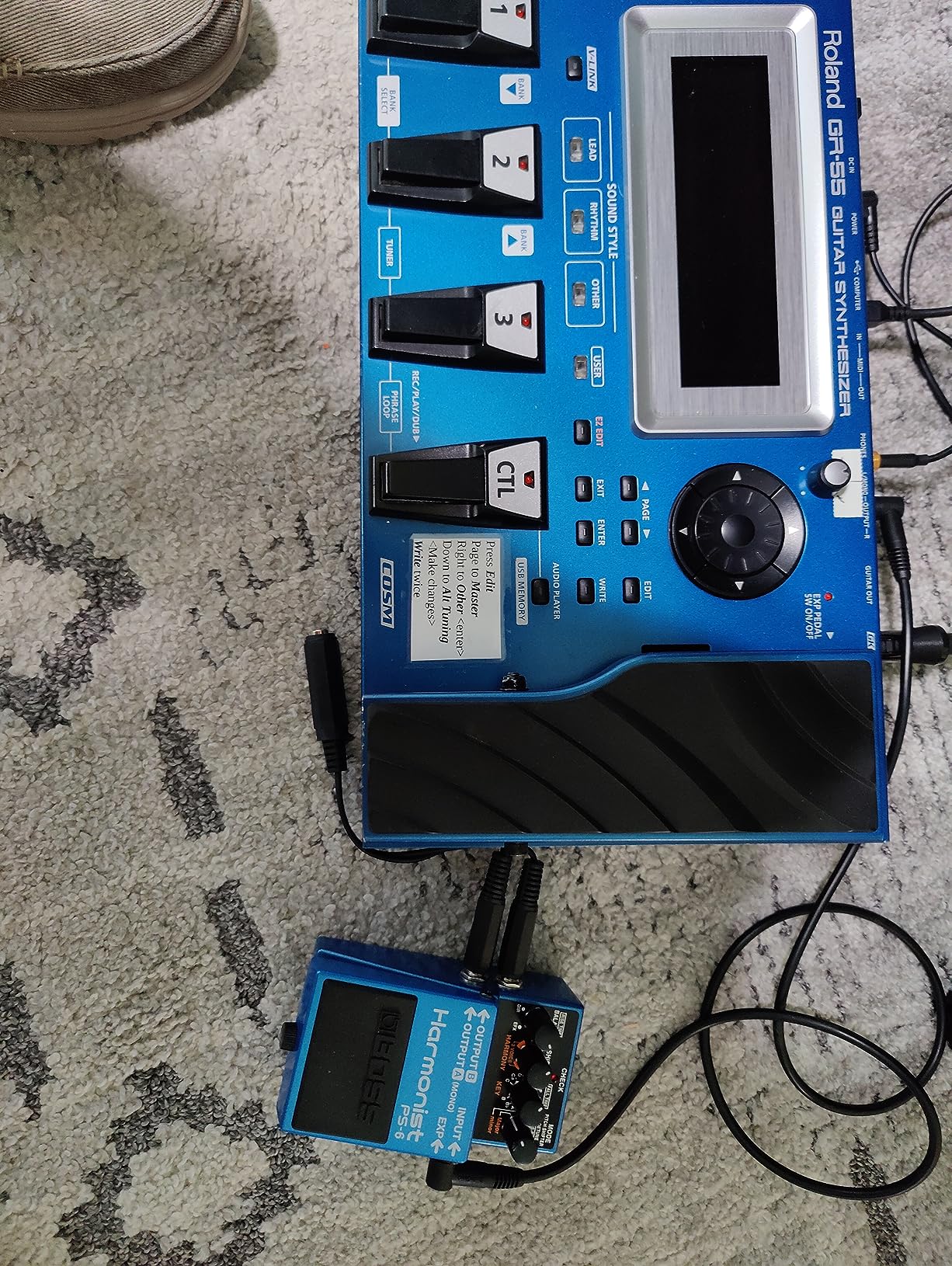BOSS Harmonist Guitar Pedal (PS-6), Blue Customer Review BOSS Harmonist Guitar Pedal (PS-6), Blue - Customer Photo 1