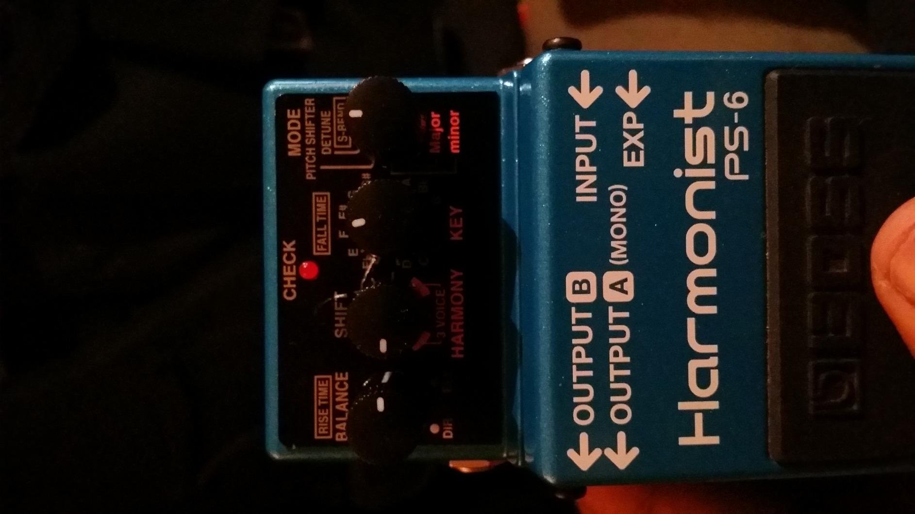 BOSS Harmonist Guitar Pedal (PS-6), Blue Customer Review BOSS Harmonist Guitar Pedal (PS-6), Blue - Customer Photo 2