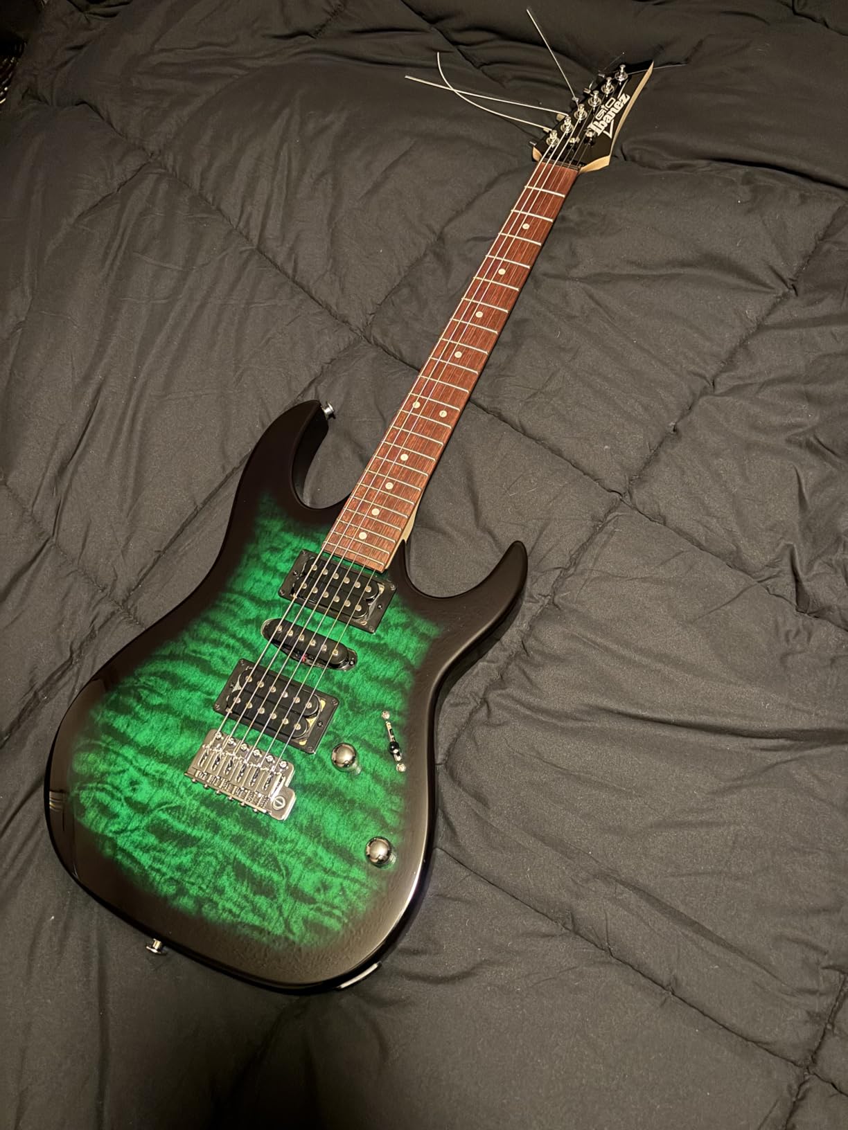 Ibanez GIO Series GRX70QA - Transparent Black Sunburst Customer Review Ibanez GIO Series GRX70QA - Transparent Black Sunburst - Customer Photo 1