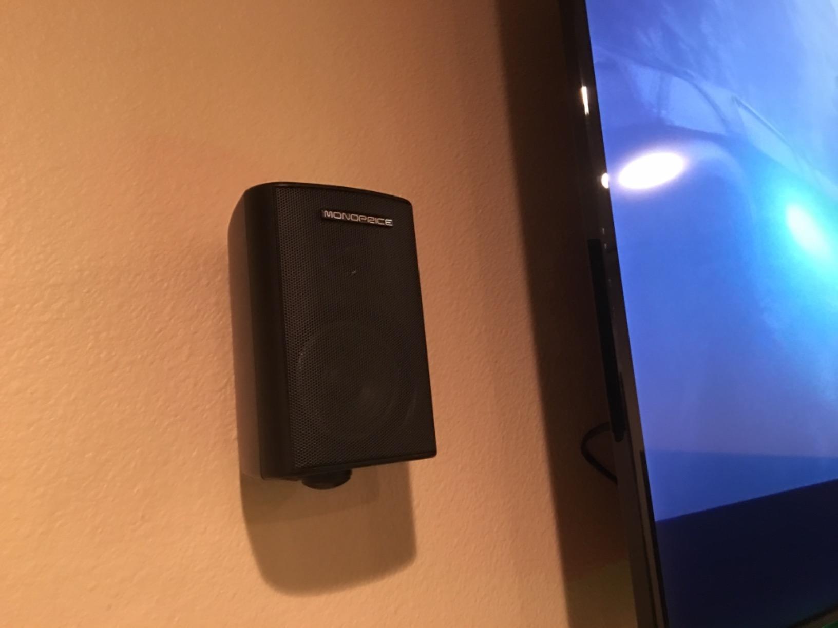 Monoprice 5.1 Channel Home Theater Satellite Speakers And Subwoofer - Black - Customer Photo 1