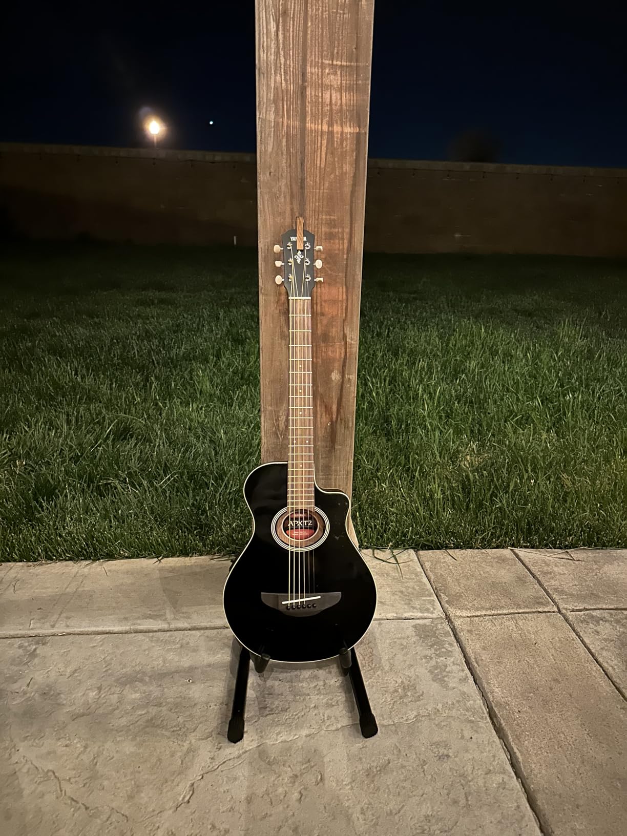 Yamaha APXT2 3/4-Size Acoustic-Electric Guitar - Black - Customer Photo 3