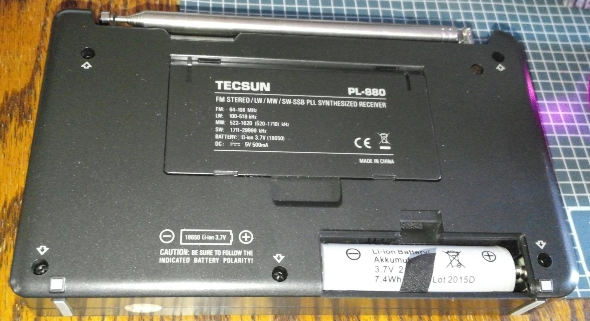 Tecsun PL880 Portable Digital PLL Dual Conversion AM/FM Longwave Shortwave Radio with SSB customer photo 1