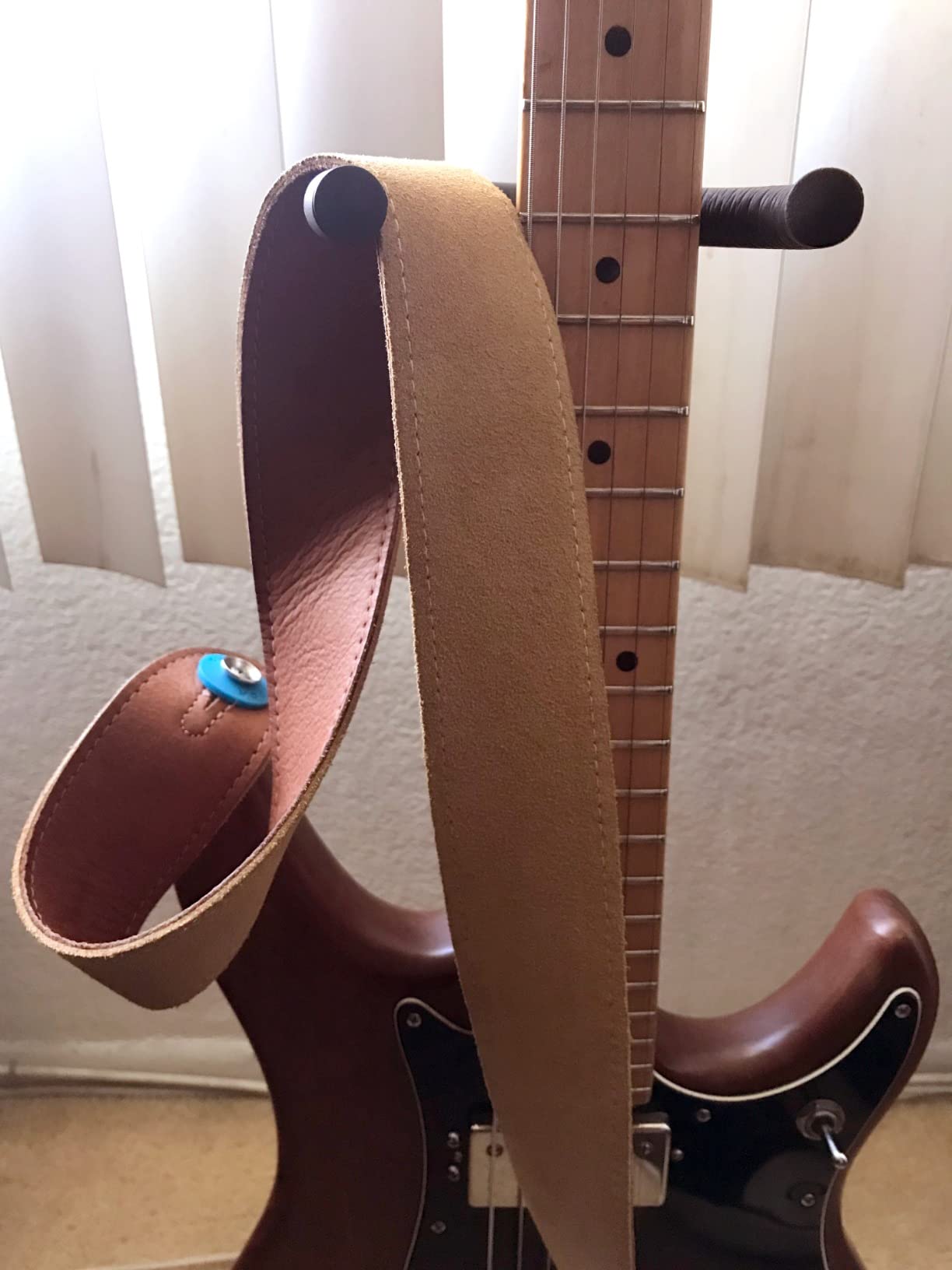 Perri's Leathers Italian Leather Guitar Strap, 41
