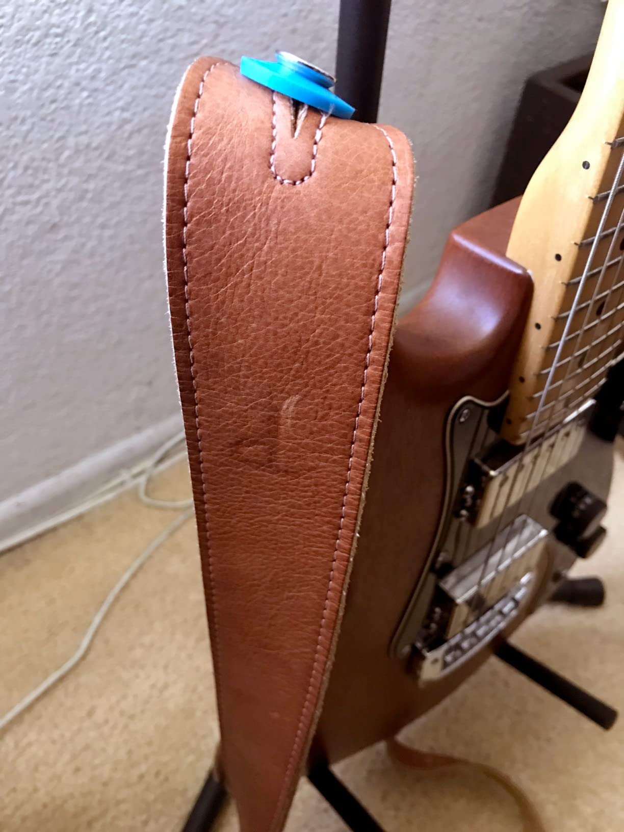 Perri's Leathers Italian Leather Guitar Strap, 41