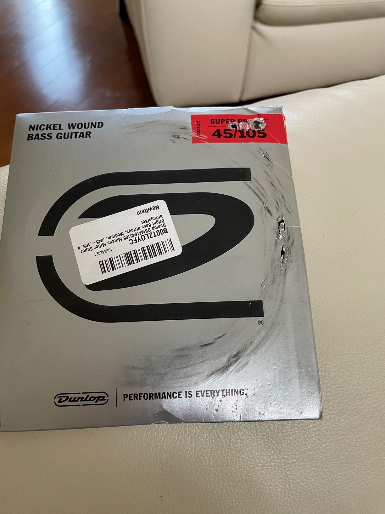 Jim Dunlop Dunlop 4/Set Marcus Miller Super Bright Stainless Steel Bass Strings Medium (.045.105) (DBMMS45105) - Customer Photo 3