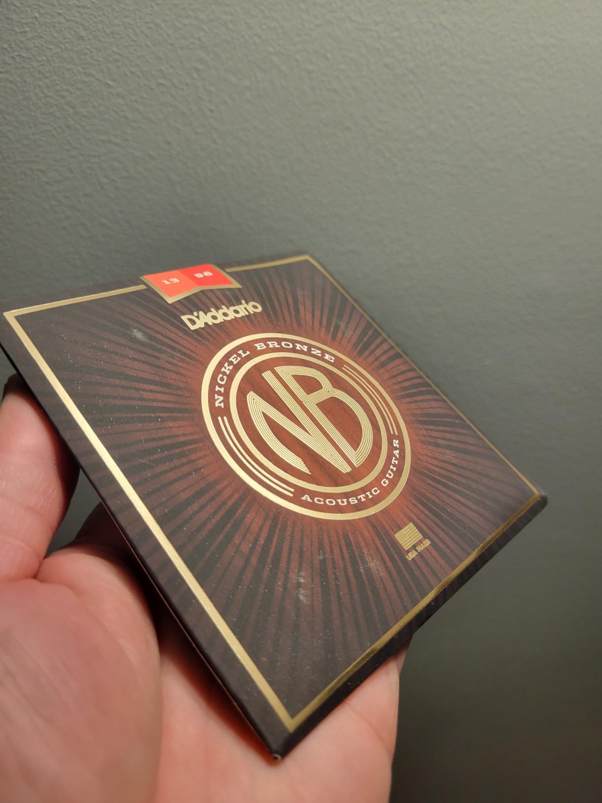 D'Addario Guitar Strings - Acoustic Guitar Strings - Nickel Bronze - For 6 String Guitar - Natural, Clear, & Focused Tone - NB1253 - Light, 12-53 Customer Review D'Addario Guitar Strings - Acoustic Guitar Strings - Nickel Bronze - For 6 String Guitar - Natural, Clear, & Focused Tone - NB1253 - Light, 12-53 - Customer Photo 1