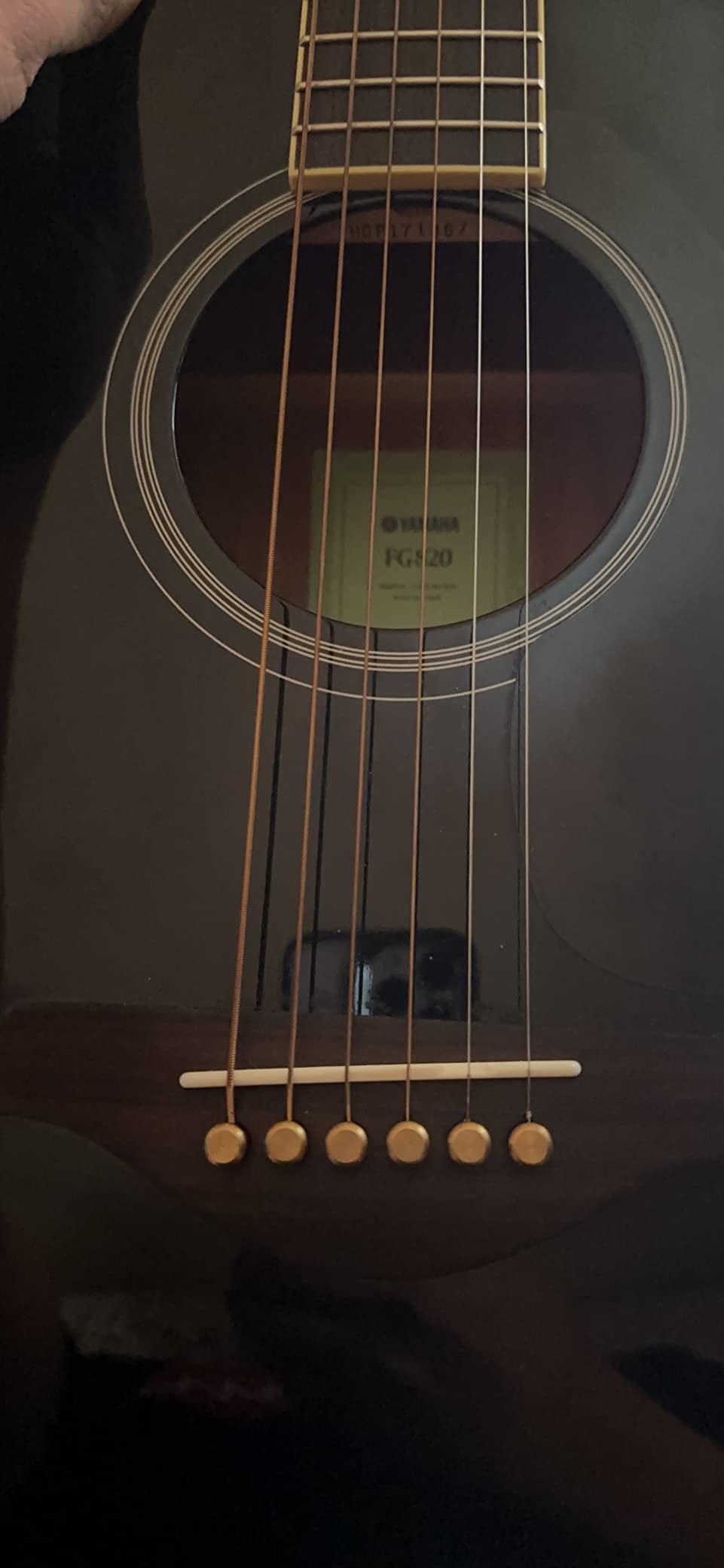 Yamaha FG820 Solid Top Acoustic Guitar, Natural, Dreadnought - Customer Photo 1