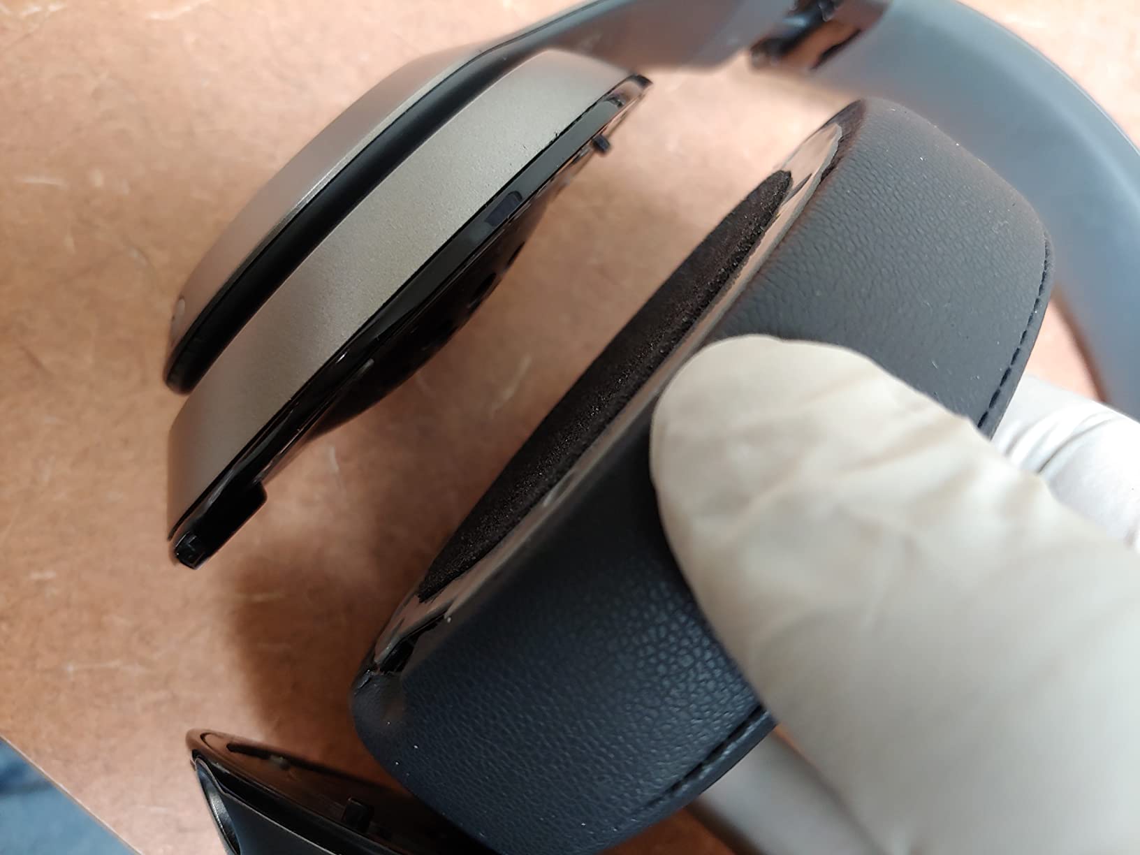 WC Wicked Cushions Replacement Ear Pads for Beats Studio 2 & 3 (B0501, B0500) Wired & Wireless | Does NOT Fit Beats Solo | Softer PU Leather, Enhanced Foam & Stronger Adhesive | Black - Customer Photo 2