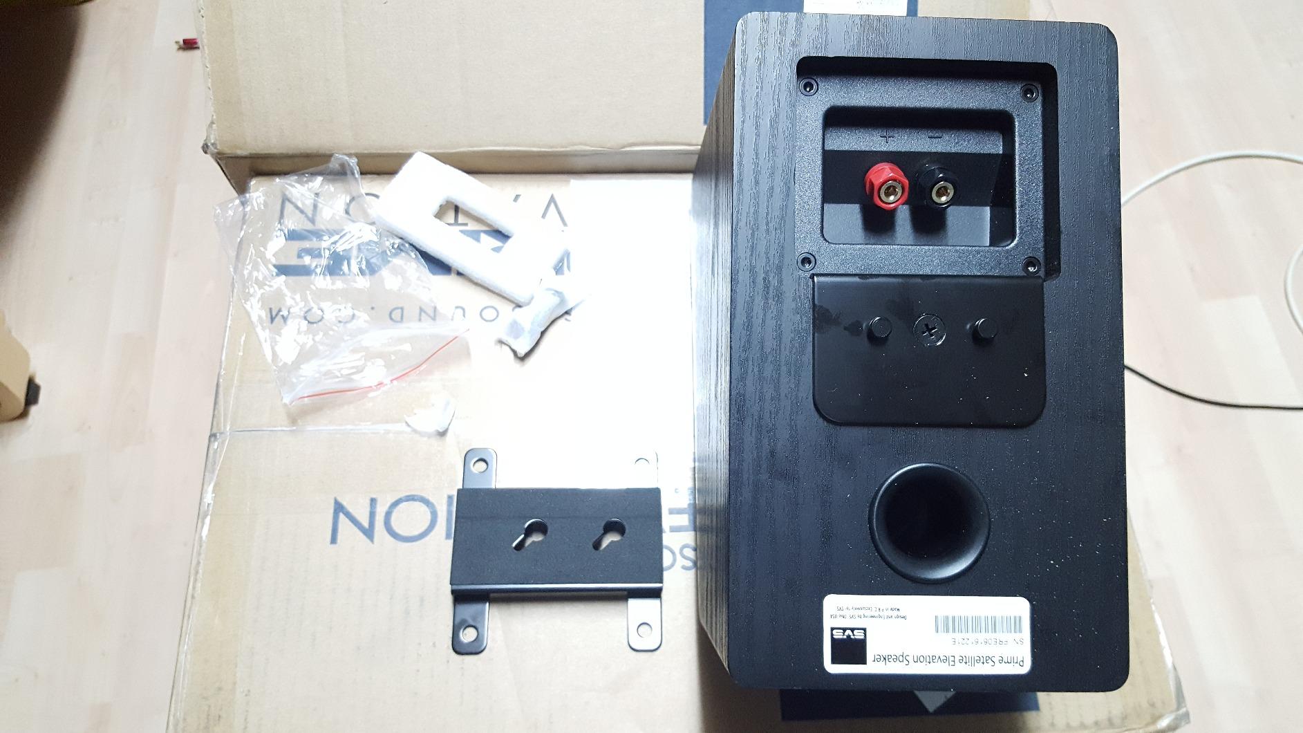 SVS Prime Elevation Speakers - Pair (Premium Black Ash) - Customer Photo 3