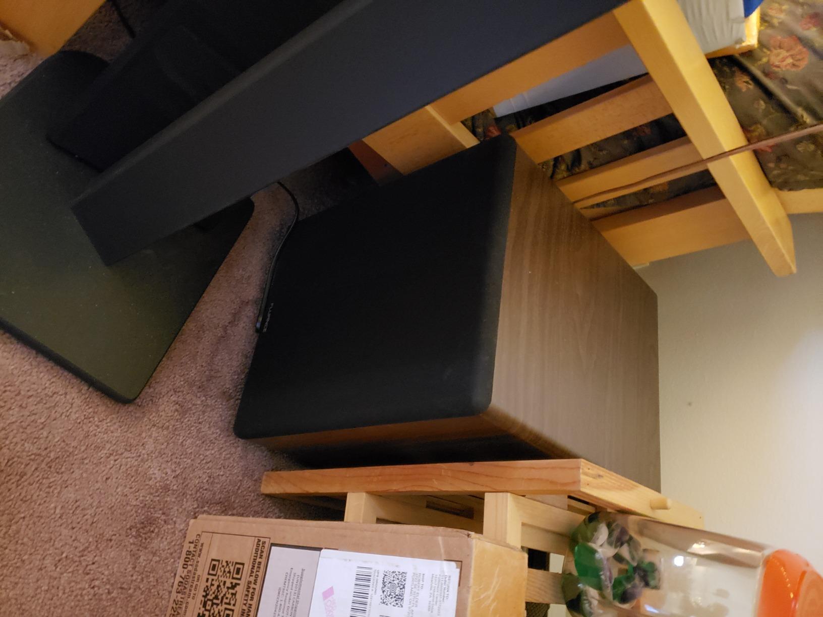 Fluance DB10W 10-inch Low Frequency Powered Subwoofer for Home Theater (Natural Walnut) - Customer Photo 1