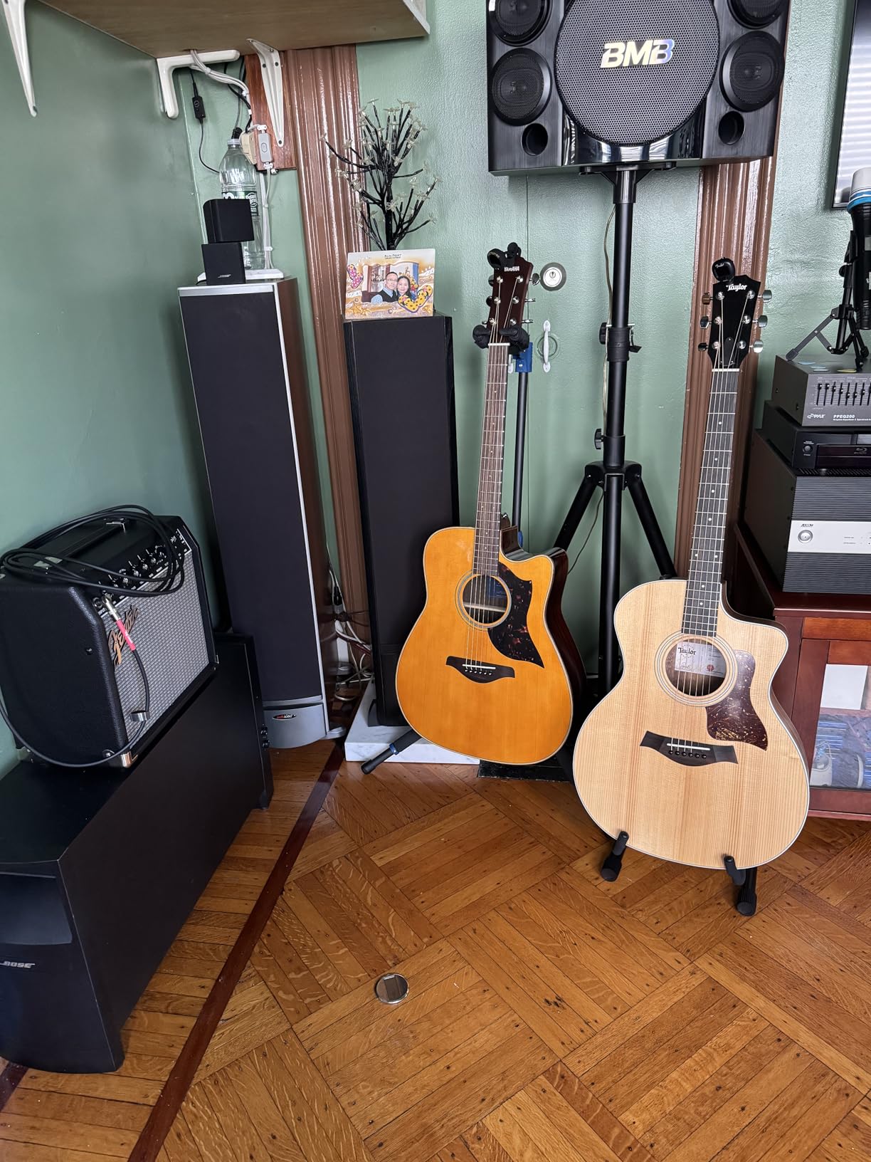 Yamaha A-Series A1R Acoustic-Electric Guitar, Vintage Natural - Customer Photo 1