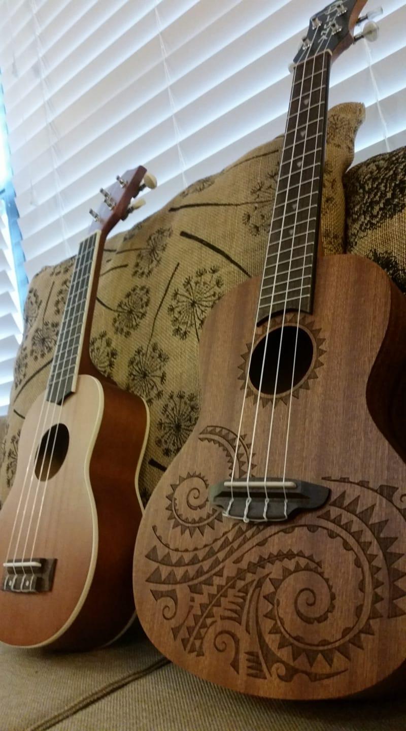 Luna Maluhia Peace Soprano Ukulele with Gig Bag, Satin Natural Customer Review Luna Maluhia Peace Soprano Ukulele with Gig Bag, Satin Natural - Customer Photo 1