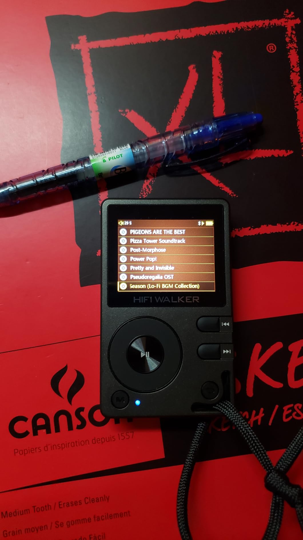 H2 HiFi MP3 Player with Bluetooth 5.2, Lossless DSD FLAC Player, Digital Audio Player Hi Res Portable Music DAP Player with 64GB Micro SD Card, Support Up to 512GB - Customer Photo 2
