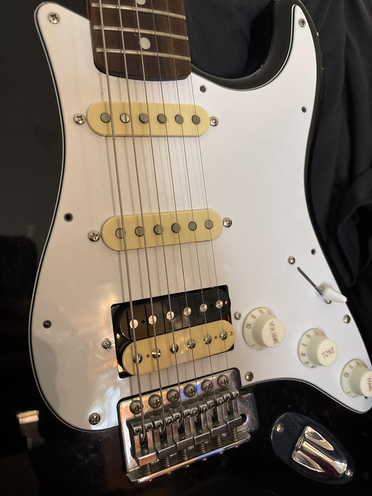 FLEOR Alnico 5 Single Coil Pickups Flat Pole Guitar Neck/Middle/Bridge Pickup Set Cream - Customer Photo 1