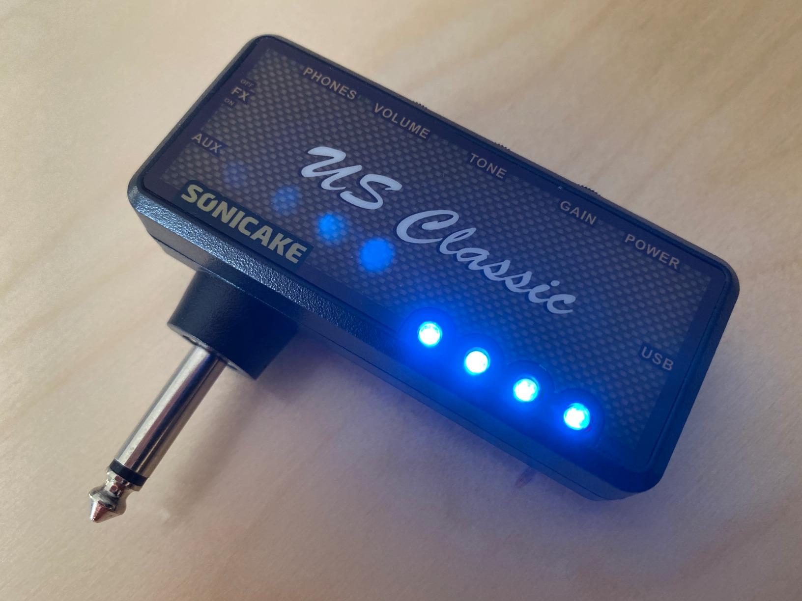 SONICAKE Guitar Headphone Amp Mini Guitar Headphone Amplifier US Classic Rechargeable Plug-in Pocket Bedroom Overdrive Reverb Effects - Customer Photo 1