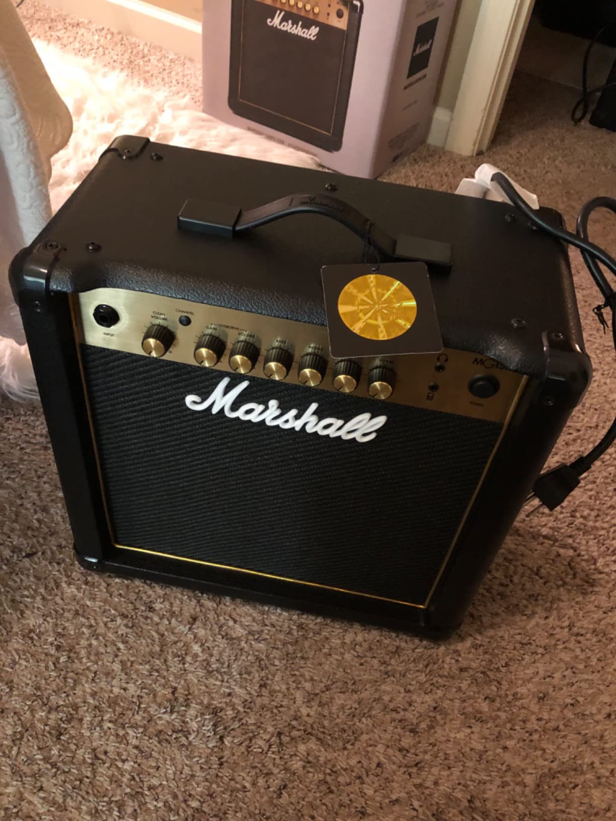 Marshall MG Gold Series, MG15GR 15W Guitar Combo Amplifier Customer Review Marshall MG Gold Series, MG15GR 15W Guitar Combo Amplifier - Customer Photo 2