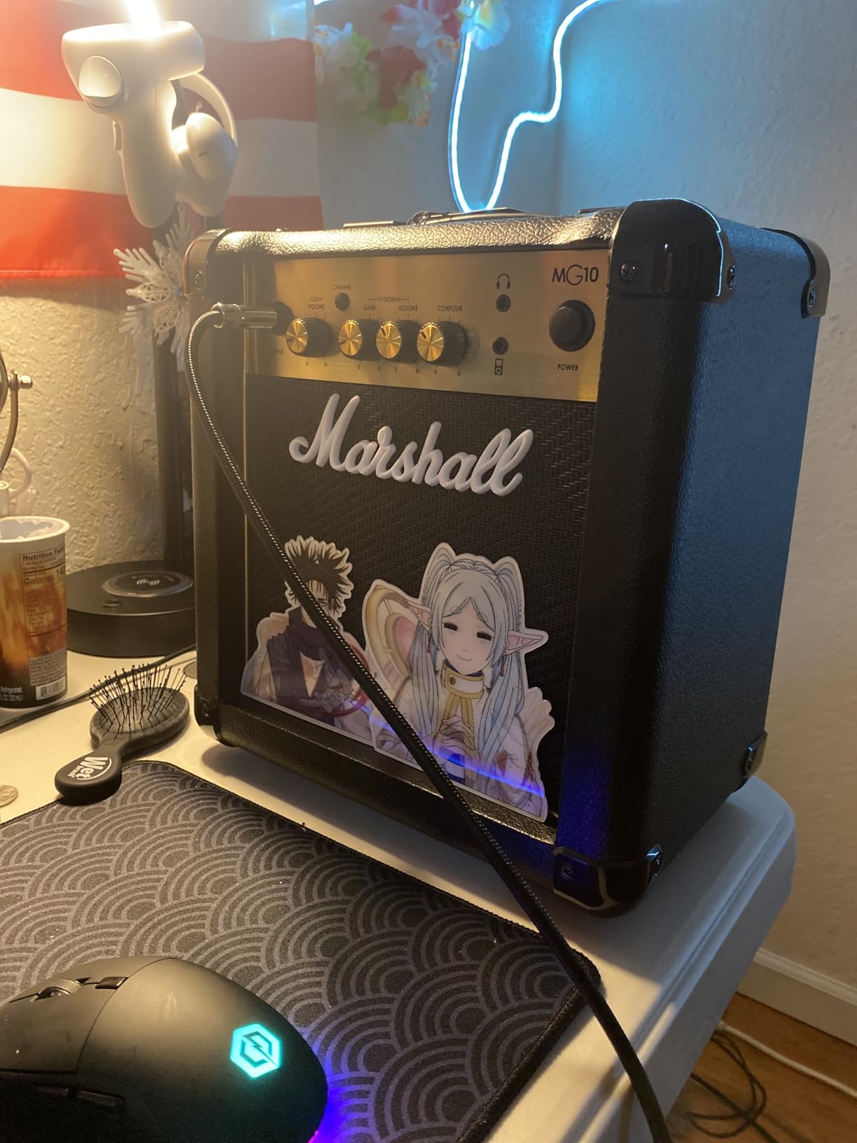 Marshall Amps Guitar Combo Amplifier, 3.5mm Jack, Black (M-MG10G-U) - Customer Photo 1
