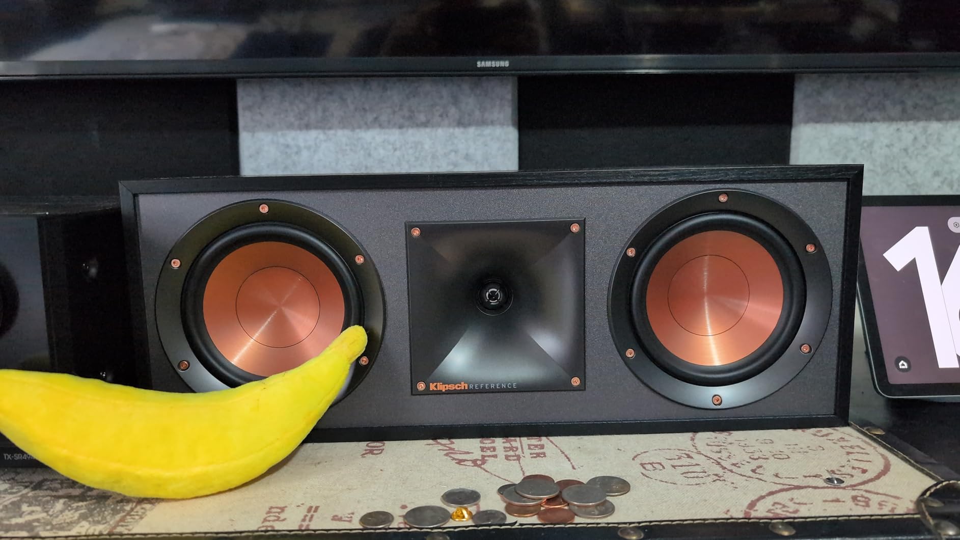 Klipsch R-52C Powerful Detailed Center Channel Home Speaker - Black Customer Review Klipsch R-52C Powerful Detailed Center Channel Home Speaker - Black - Customer Photo 2
