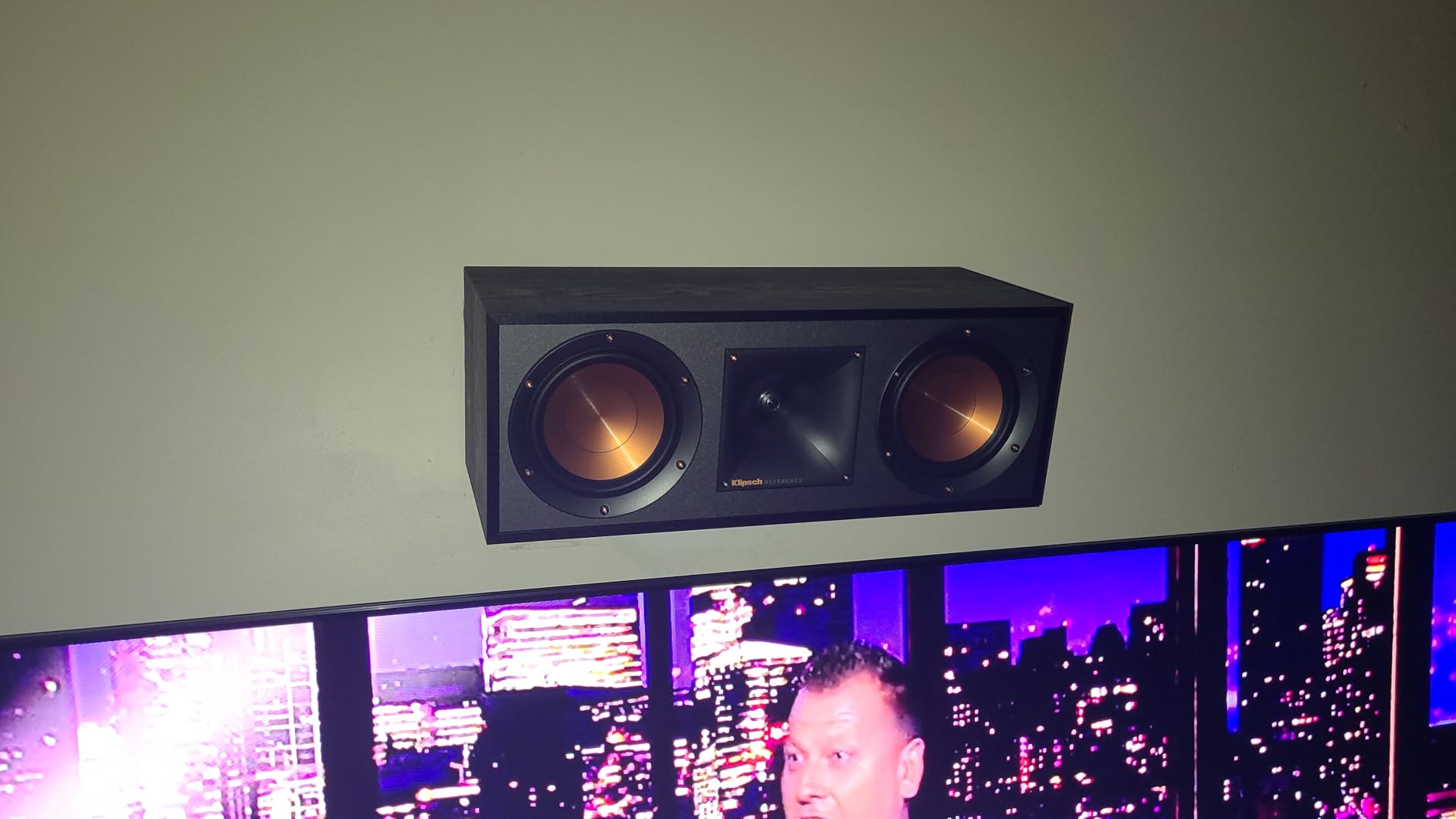 Klipsch R-52C Powerful Detailed Center Channel Home Speaker - Black - Customer Photo 2