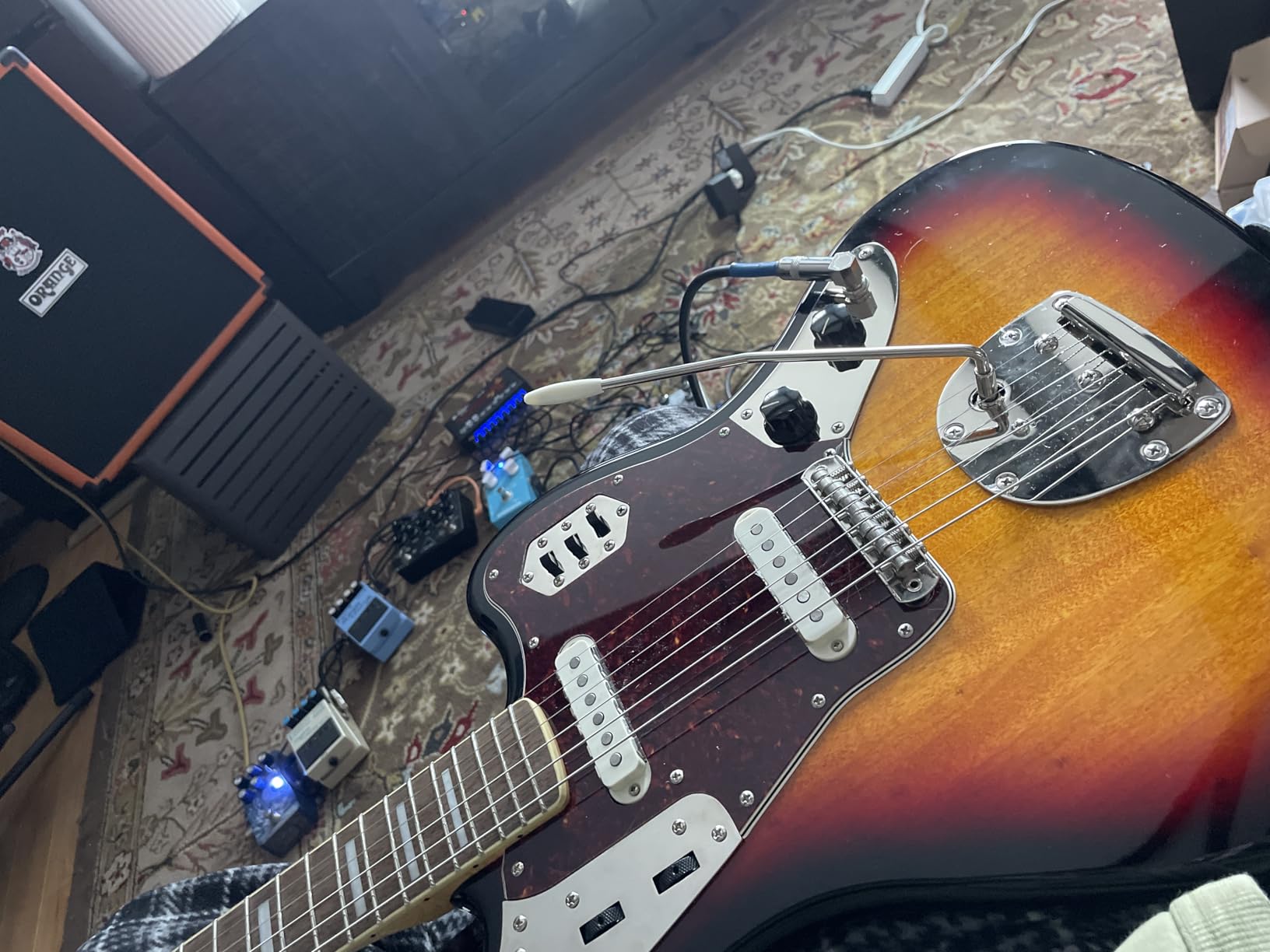 Squier Classic Vibe 70s Jaguar Electric Guitar, with 2-Year Warranty, Surf Green, Laurel Fingerboard - Customer Photo 2