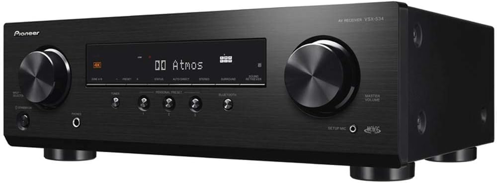 Pioneer VSX-534 Home Audio Smart AV Receiver 5.2-Ch HDR10, Dolby Vision, Atmos and Virtual Enabled with 4K and Bluetooth Customer Review Pioneer VSX-534 Home Audio Smart AV Receiver 5.2-Ch HDR10, Dolby Vision, Atmos and Virtual Enabled with 4K and Bluetooth - Customer Photo 1