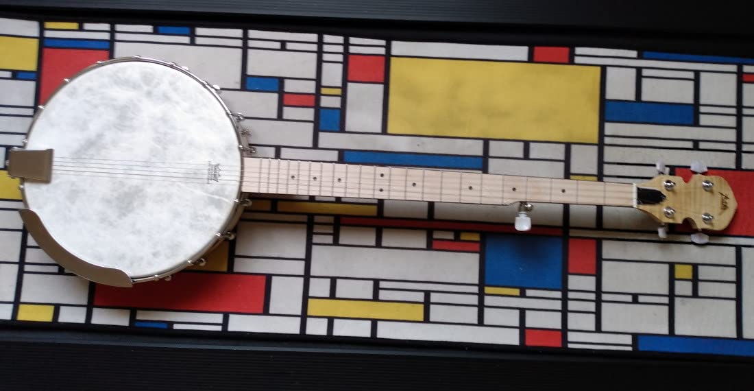 Banjo Ukulele, AKLOT Concert 23 inch Remo Drumhead Open Back Maple Body 15:1 Advanced Tuner with Two Way Truss Rod Gig Bag Tuner String Strap Picks - Customer Photo 1