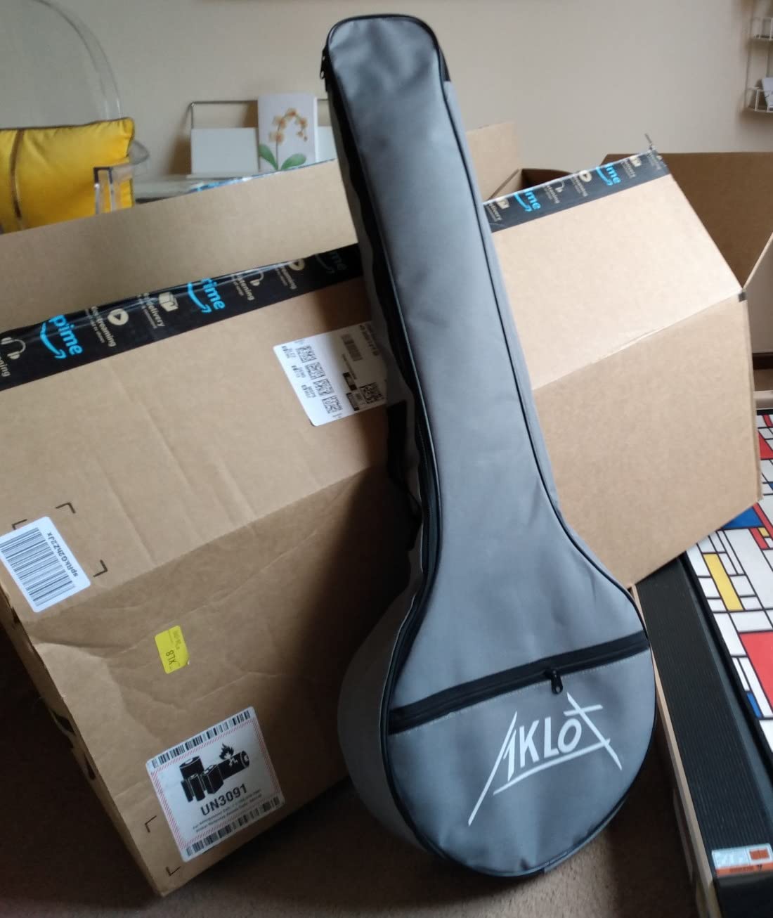 Banjo Ukulele, AKLOT Concert 23 inch Remo Drumhead Open Back Maple Body 15:1 Advanced Tuner with Two Way Truss Rod Gig Bag Tuner String Strap Picks - Customer Photo 2