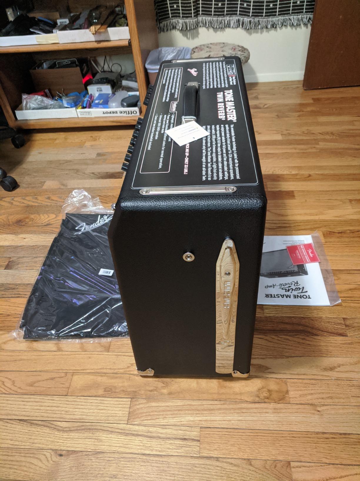 Fender Tone Master Twin Reverb Guitar Amplifier, Black, with 2-Year Warranty - Customer Photo 1