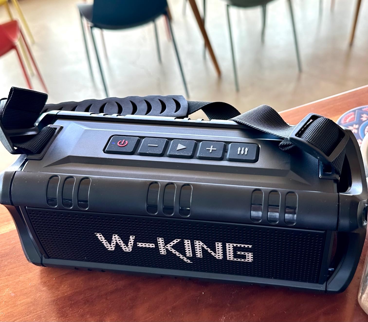 W-KING Portable Bluetooth Speakers Wireless, (60W Peak) 30W RMS IPX6 Waterproof Outdoor Loud Speaker Boombox, 24H, EQ, AUX, TF Card, USB Playback, Powerful Bass Speaker for Home, Party, Camping, Pool Customer Review W-KING Portable Bluetooth Speakers Wireless, (60W Peak) 30W RMS IPX6 Waterproof Outdoor Loud Speaker Boombox, 24H, EQ, AUX, TF Card, USB Playback, Powerful Bass Speaker for Home, Party, Camping, Pool - Customer Photo 1