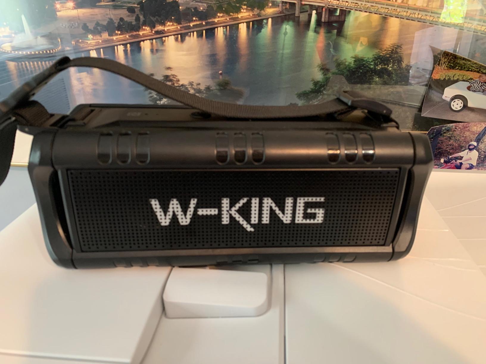 W-KING Portable Bluetooth Speakers Wireless, (60W Peak) 30W RMS IPX6 Waterproof Outdoor Loud Speaker Boombox, 24H, EQ, AUX, TF Card, USB Playback, Powerful Bass Speaker for Home, Party, Camping, Pool Customer Review W-KING Portable Bluetooth Speakers Wireless, (60W Peak) 30W RMS IPX6 Waterproof Outdoor Loud Speaker Boombox, 24H, EQ, AUX, TF Card, USB Playback, Powerful Bass Speaker for Home, Party, Camping, Pool - Customer Photo 2