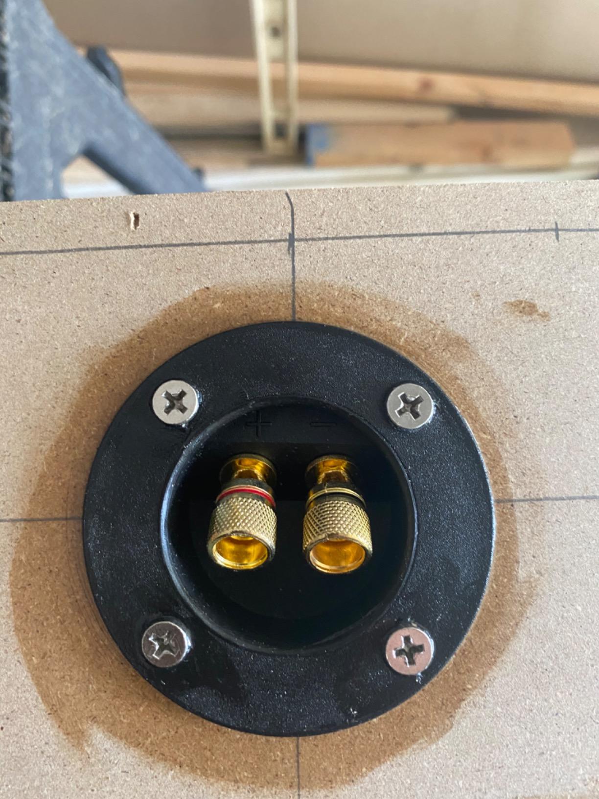 5Pcs 3-Inch Speaker Box Terminal Cup DIY 2-Way Speaker Box Terminal Binding Post Round Spring Cup Connector Customer Review 5Pcs 3-Inch Speaker Box Terminal Cup DIY 2-Way Speaker Box Terminal Binding Post Round Spring Cup Connector - Customer Photo 2
