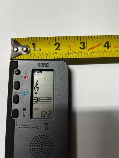 Korg VPT-1 Vocal Pitch Trainer w/ Five-Line Musical Staff Display and Sound Back Function Customer Review Korg VPT-1 Vocal Pitch Trainer w/ Five-Line Musical Staff Display and Sound Back Function - Customer Photo 1