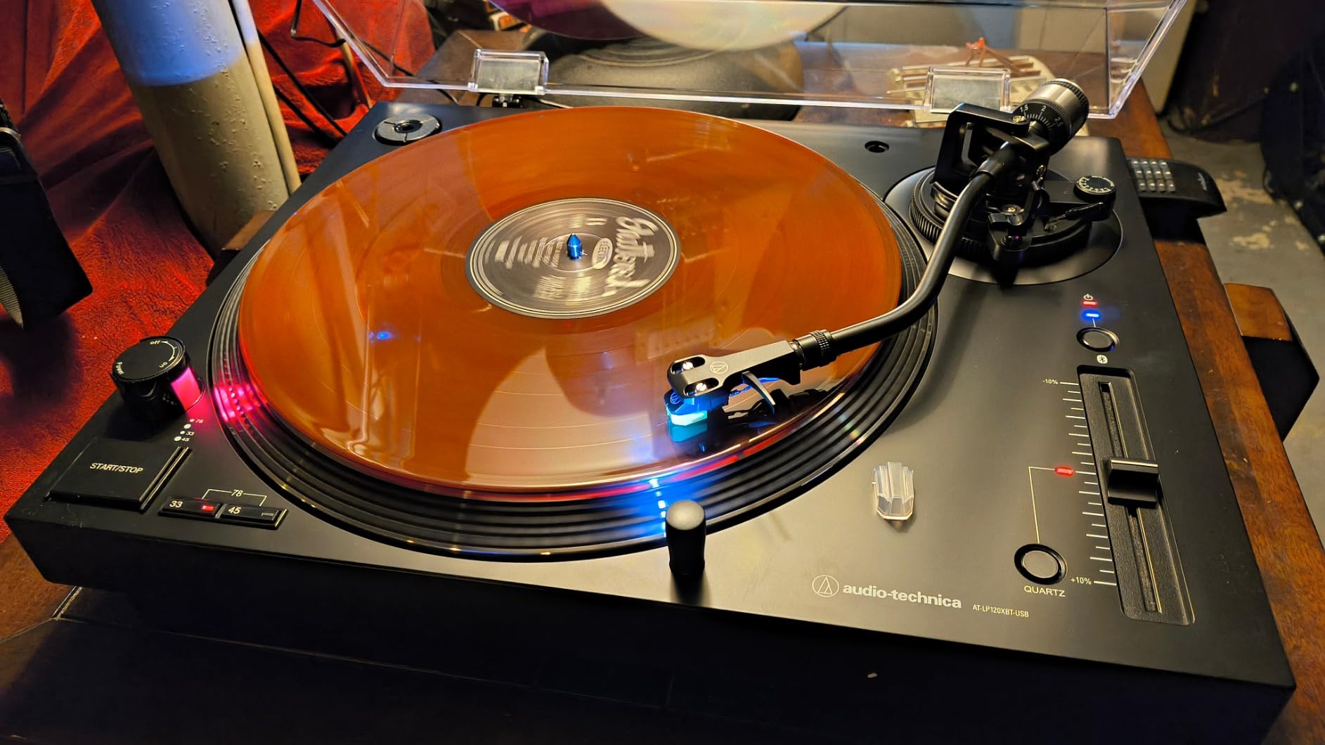 Audio-Technica AT-LP120XBT-USB-BK Wireless Direct-Drive Turntable, Black Customer Review Audio-Technica AT-LP120XBT-USB-BK Wireless Direct-Drive Turntable, Black - Customer Photo 1