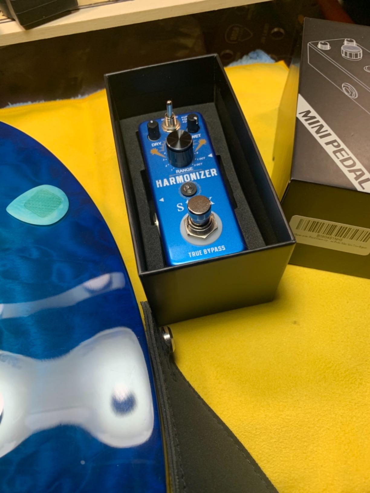 Stax Harmonizer Guitar Pedal Digital Guitar Effect Pedal Harmony Pitch Shifter Detune for Electric Guitar Bass Mini Size True Bypass Customer Review Stax Harmonizer Guitar Pedal Digital Guitar Effect Pedal Harmony Pitch Shifter Detune for Electric Guitar Bass Mini Size True Bypass - Customer Photo 1