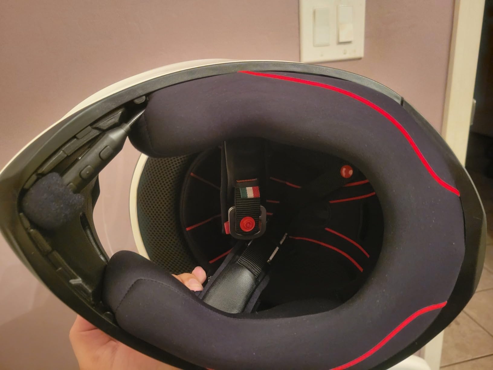 Motorcycle Helmet Bluetooth Headset Speakers with Good Sound,Loud,50 Hours Use,Large Button for Gloves,Fast and Stable Connection,Answer Automatically,Voice Assistant,IPX7 Waterproof,Easy Install - Customer Photo 2