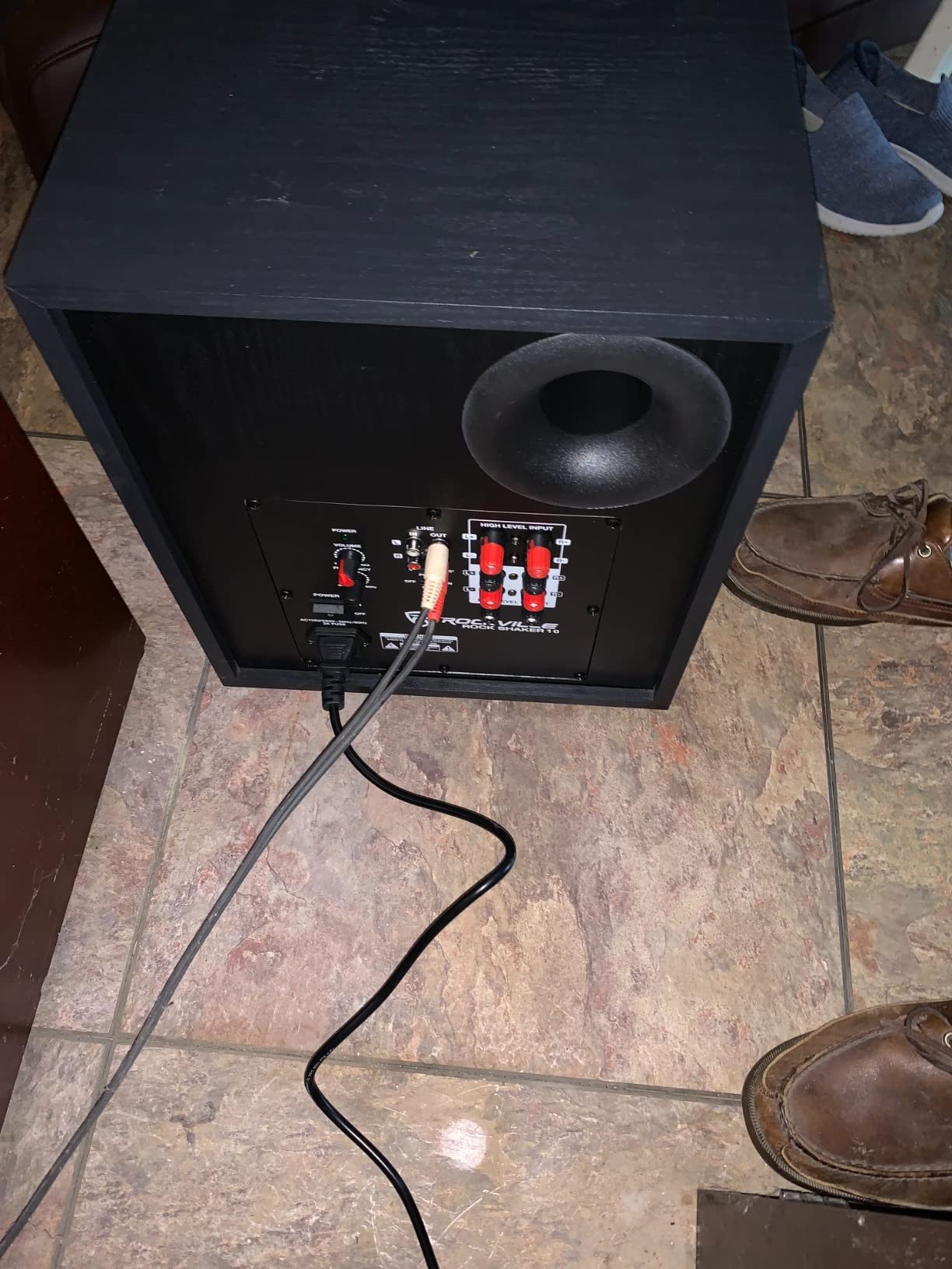 Rockville Rock Shaker 10 Black 600W Powered Subwoofer, Class-D Amp, Adjustable Crossover, MDF Enclosure, for Home Theater and Studio - Customer Photo 2