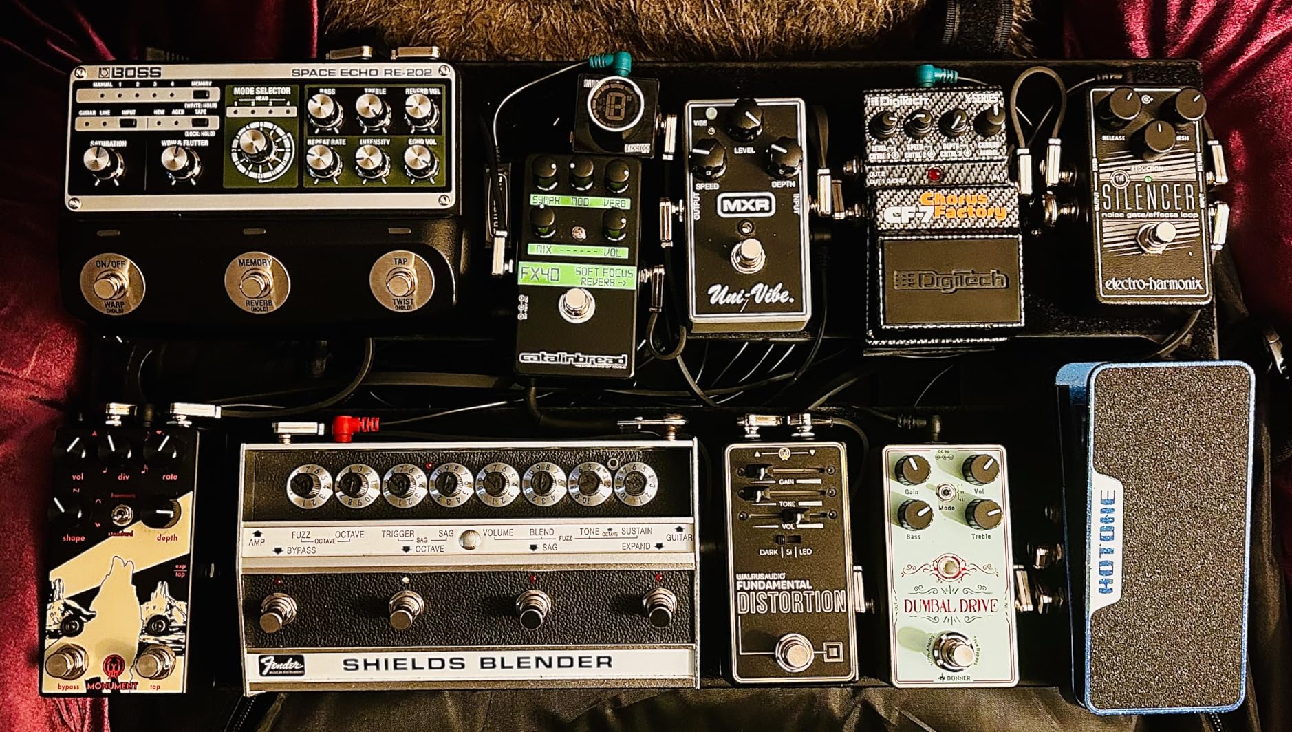 Donner Dumbal Drive Overdrive Pedal for Electric Guitar - Dumble Style With 2 Band EQ Boost Effect, Pure Analog True Bypass - Customer Photo 3