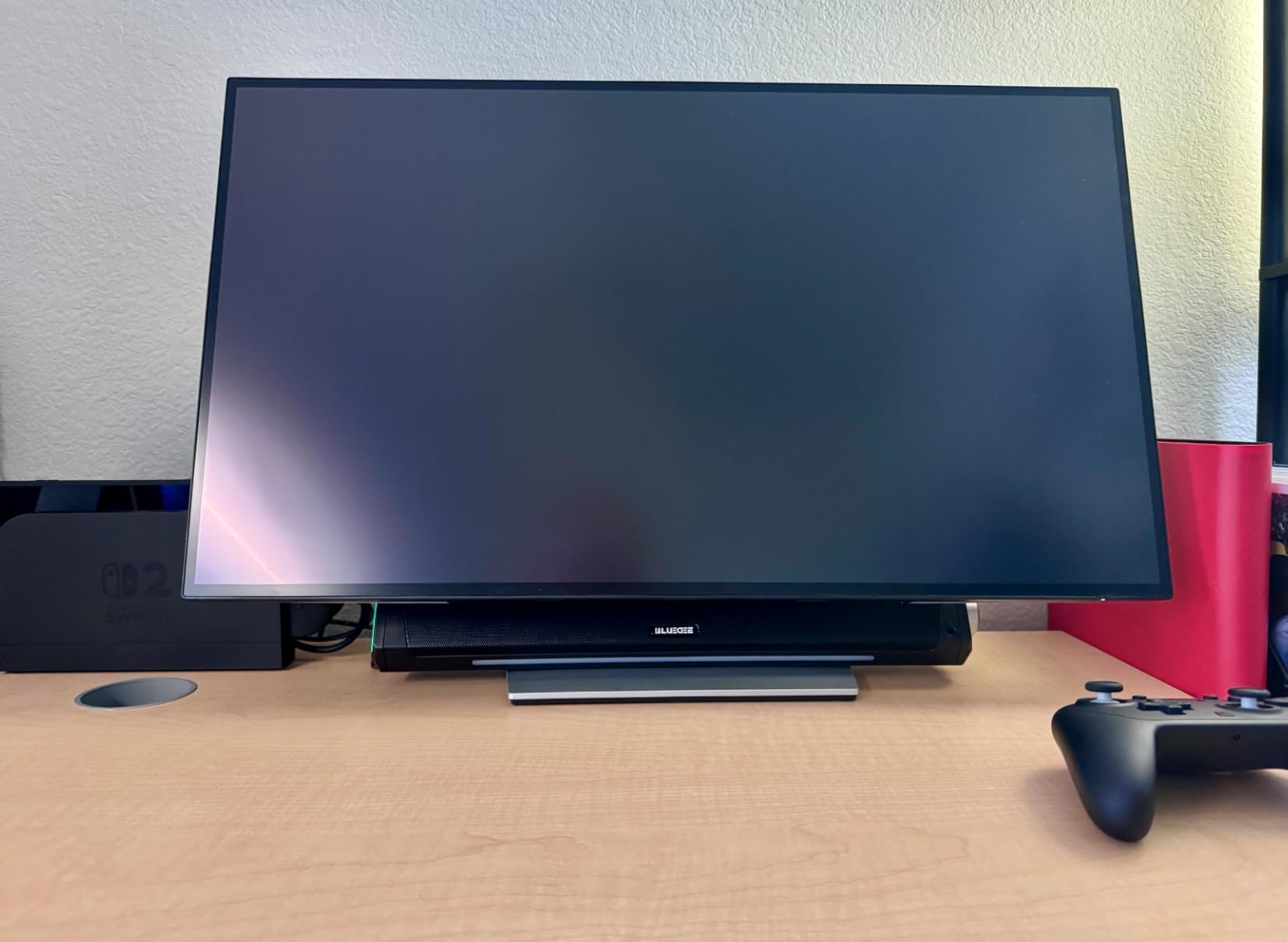 BLUEDEE Computer Speakers, Bluetooth Soundbar, HiFi Stereo, 3.5mm Aux-in Connection, USB Powered Speakers for Desktop Monitor, PC, Laptop, Tablets Customer Review BLUEDEE Computer Speakers, Bluetooth Soundbar, HiFi Stereo, 3.5mm Aux-in Connection, USB Powered Speakers for Desktop Monitor, PC, Laptop, Tablets - Customer Photo 3