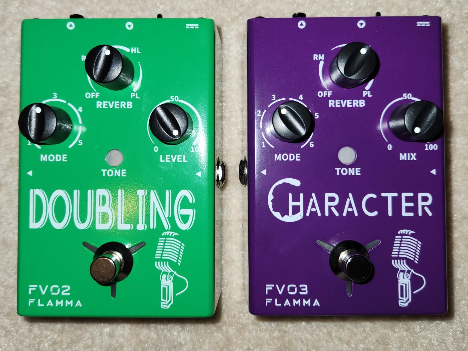 FLAMMA FV01 Vocal Effects Processor Pitch Correction Voice Pedal Vocal Stompbox Microphone Amplifier for Singer Live Singing Streaming Recording with Delay Reverb Acoustic Guitar Playing - Customer Photo 1
