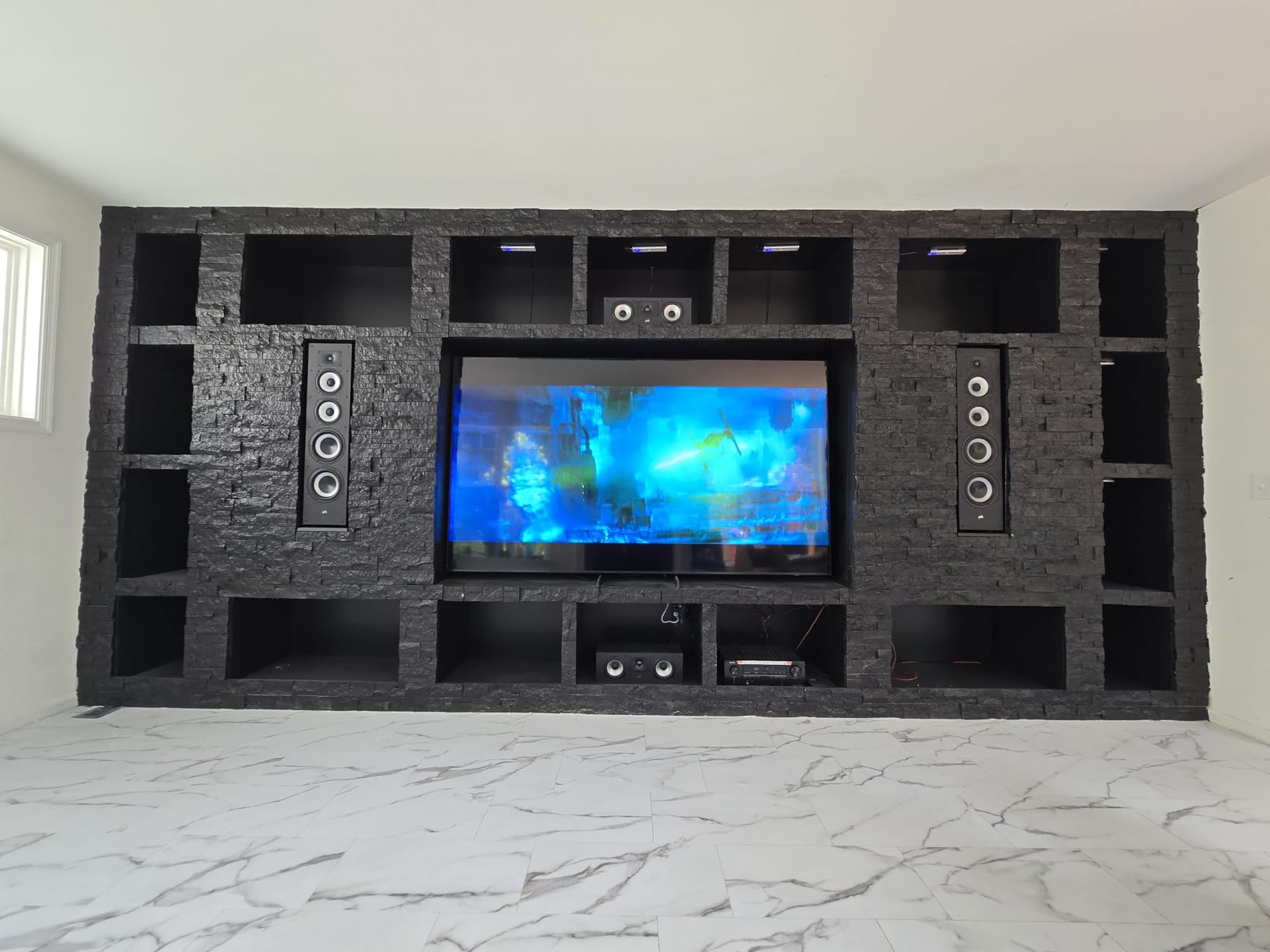 Polk Monitor XT60 Tower Speaker - Hi-Res Audio Certified, Dolby Atmos, DTS:X & Auro 3D Compatible, 1