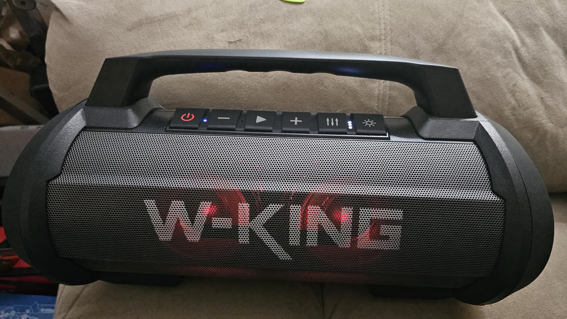 W-KING Portable Speakers Bluetooth Wireless, 120W Max Loudest Bluetooth Speaker, IPX6 Waterproof Outdoor Speaker with 70W Deep Bass/2*Subwoofer/DSP/EQ/42H/LED/MAC-in/Power Bank, Large Party Boombox - Customer Photo 2