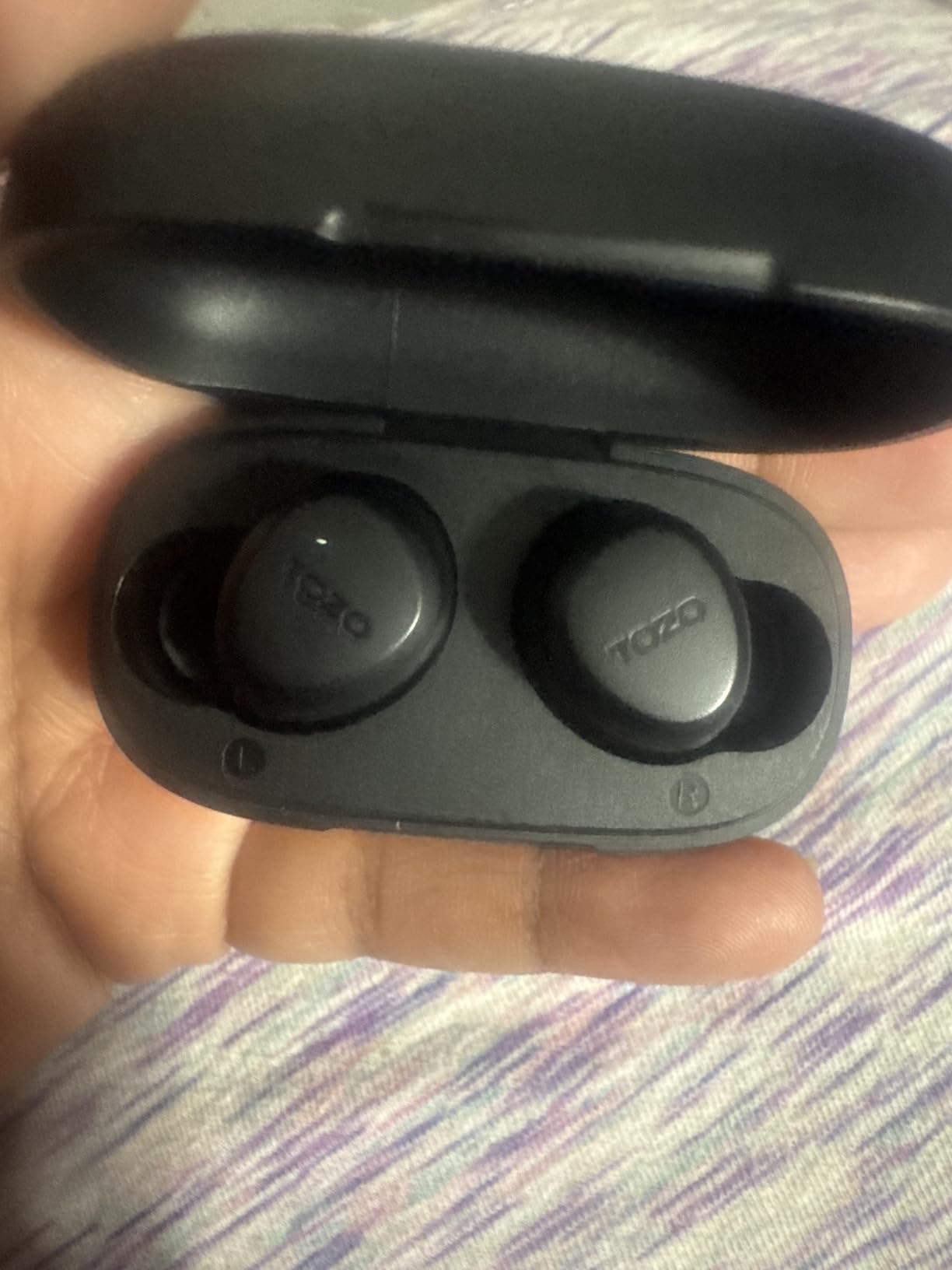 TOZO A1 Wireless Earbuds Bluetooth 5.3 Light Weight in Ear IPX5 Waterproof Headphones 2 Mic for AI Calls, Immersive Premium Sound Bass Headset with Charging Case, 32 Presets EQ Customization via App - Customer Photo 3