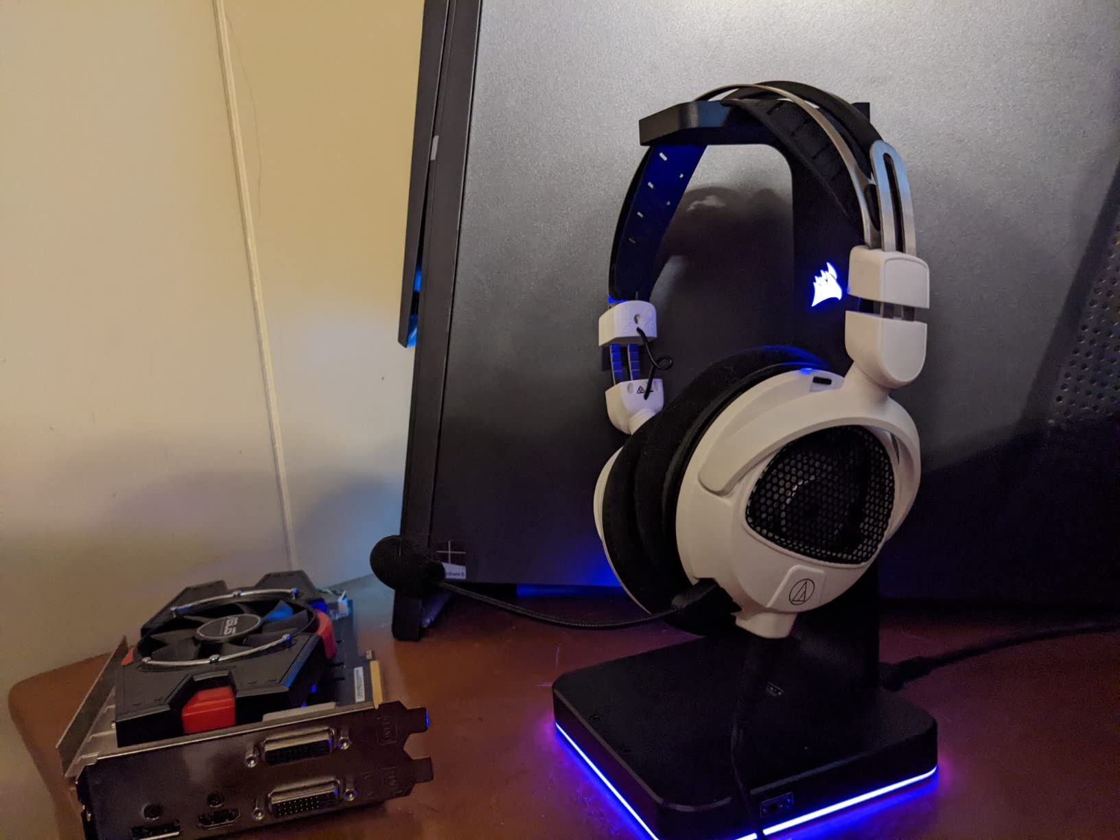 Audio-Technica ATH-GDL3WH Open-Back Gaming Headset, White - Customer Photo 2