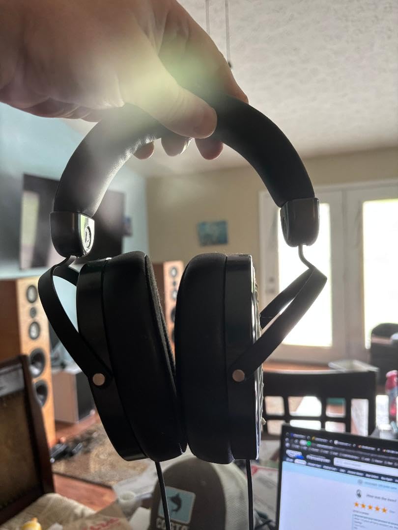 HIFIMAN Edition XS Full-Size Over-Ear Open-Back Planar Magnetic Hi-Fi Headphones with Stealth Magnets Design, Adjustable Headband, Detachable Cable for Audiophiles, Home, Studio-Black - Customer Photo 2