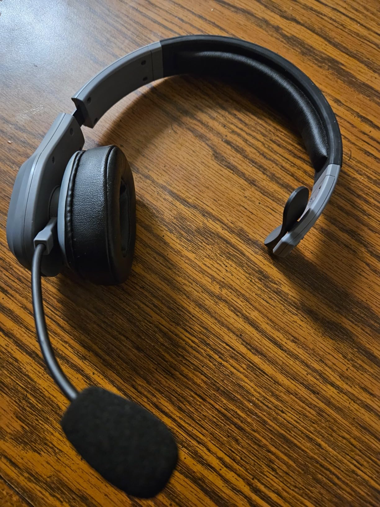 Blue Tiger Storm Black - Premium Trucker Bluetooth Headset - Wireless Noise Canceling Mono Headset with Mic - High-Fidelity Sound, 30-Hour Talk Time, USB-C Charging - for Truck Drivers, Bluetooth 5.0 - Customer Photo 2
